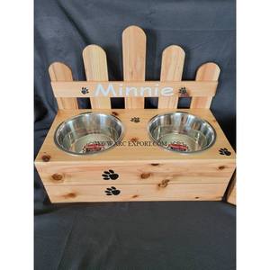 Comedero para Perros de Madera de la Mejor Calidad, Nuevo Diseño Decorativo, Comedero para Perros de Jardinería, el Más Vendido en India - Product Image 4