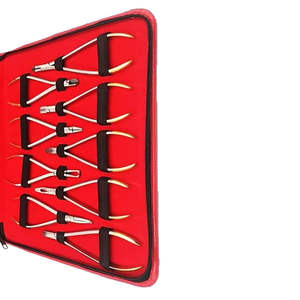 Ensemble d'instruments dentaires d'orthodontie KyrenMed, pinces d'orthodontie, pinces de formage, acier inoxydable, attache extractible par SurgiRight - Product Image 5