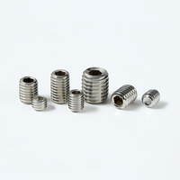 Vis sans tête à six pans creux en acier inoxydable 201, à extrémité plate, M2-M16, excellent rapport qualité-prix, pour positionnement de matériel de machines, directement de l'usine