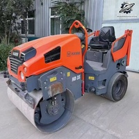 Compacteur vibrant combiné d'occasion HAMM HD35VT, poids de travail 3,5 tonnes, marque allemande d'origine, compacteur de petite taille