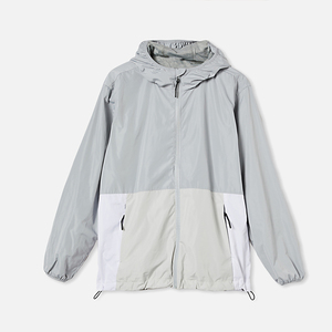 Chaquetas Cortavientos Personalizadas con Logotipo para Hombre, Diseño Colorblock de Moda, Ropa Deportiva Ligera para Entrenamiento de Otoño, Tallas Grandes, Estampadas - Product Image 6