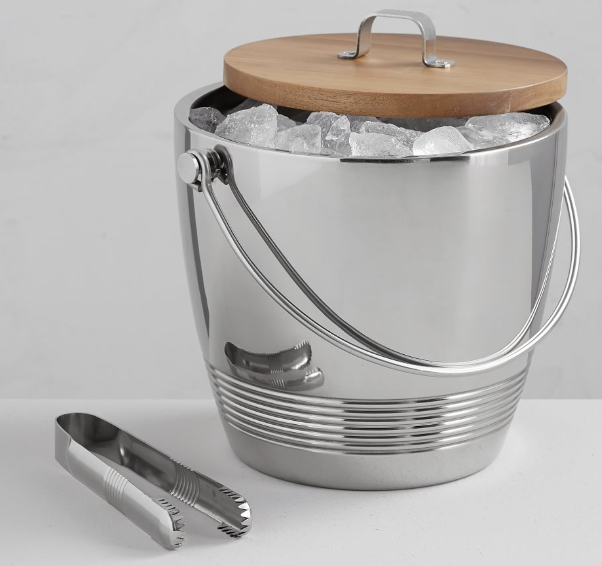 Ice Bucket with Tong