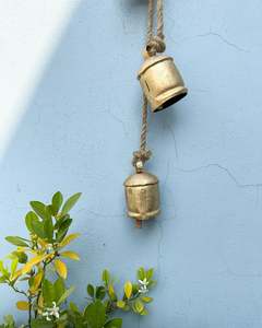 Ornement de Noël vintage en forme de cloche, vente en gros, décoration murale pour arbre de Noël, maison, Noël, Nouvel An, fabriqué en Inde - Product Image 4