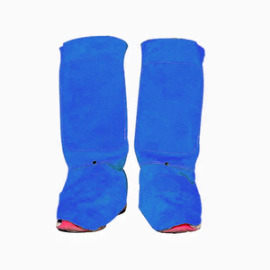 Cubrezapatos de Soldadura Resistentes al Fuego, de Piel de Vacuno Dividida, con Logotipo Personalizado, Excelente Protección para los Pies, Calzado de Seguridad para Soldador - Product Image 2