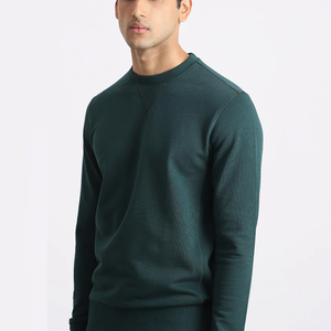 Sweat-shirts à col rond pour hommes, 100% coton, personnalisés, confortables, décontractés, vintage, de haute qualité, coupe ample, manches longues - Product Image 1