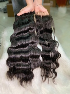 ผมแท้เรมี่ยังไม่ผ่านกระบวนการผม2024มัดตรงกระดูกเวียดนามแบบ100% สีอ่อนสไตล์คลื่น - Product Image 2