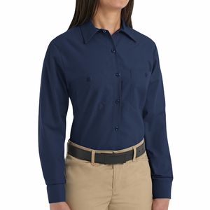 Camisa de vestir ajustada de algodón para mujer, venta al por mayor, camisas de vestir formales de manga corta para oficina, ropa de moda informal de negocios - Product Image 2