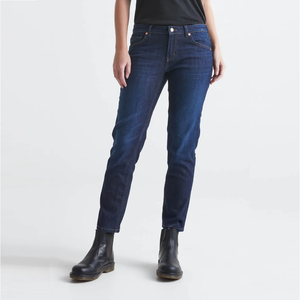 Jean déchiré évasé en denim biologique noir respirant et écologique pour femme, style skinny hip-hop, pantalon décontracté - Product Image 2