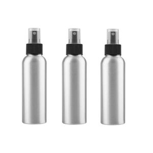 Matt Glossy Đen Nhôm Sương Phun Chai Với Bơm Phun Rỗng Mẫu <span class=keywords><strong>Atomizer</strong></span> Container Cho Các Loại Tinh Dầu - Product Image 2