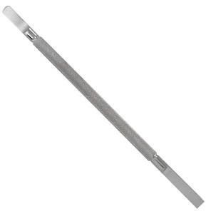 Poussoir à cuticules en acier inoxydable avec logo personnalisé - Product Image 1