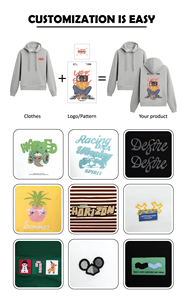 Sudadera con capucha de diseño personalizado de alta calidad para mujer, estampado sin tirantes de gran tamaño, característica de talla grande de invierno - Product Image 6