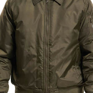 La mejor chaqueta bomber de invierno para hombre de alta calidad hecha a medida de lona, precio barato al por mayor a la venta - Product Image 6