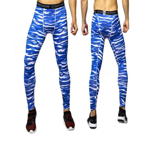 Ensembles de fitness et de compression à séchage rapide pour hommes, collants respirants avec caractéristique imperméable, vêtements de fitness à motif solide - Product Image 3