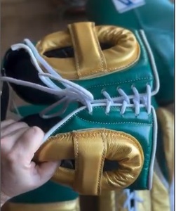2025 Top qualité en cuir véritable couleur noire gagnant boxe Sparring gants de boxe protège-tête aine garde MS-SS - Product Image 6