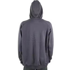 Usine directe hiver fermeture éclair cagoule sweats à capuche 100% coton écologique respirant séchage rapide couleur personnalisée vêtements de plein air pour hommes - Product Image 2