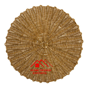 Table & Table Ware Utilisation Personnalisé Conception À La Main Meilleure Vente Chaude À La Main Conception En Spirale Plaque De Chargeur pour Salle À Manger - Product Image 6