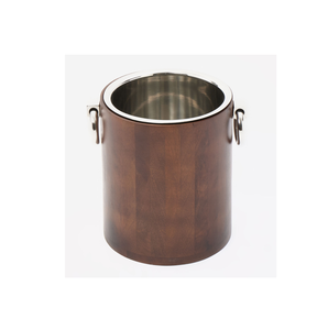 Double Wood Wine Chiller Layer Champagne <b>Ice</b> <b>Bucket</b> Wine Chillers with Wood Grain with Hot <b>Sale</b> Product - Product Image 6
