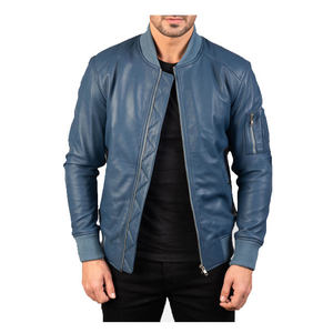 Trendy 2025 New Arrival <b>Men</b> <b>Leather</b> <b>Jackets</b> Latest Design 100% Top High Quality <b>Men</b> <b>Leather</b> <b>Jackets</b> - Product Image 1