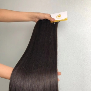 ผมต่อชาวเวียดนามดิบแบบ100% ผมตรงกระดูกสองชั้น8-32นิ้วทุกสีราคาขายส่ง - Product Image 1