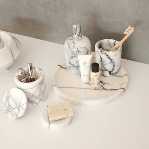 Juego de accesorios de baño de madera negra para hogares modernos con un uso elegante y duradero adecuado para la decoración y el regalo del baño - Product Image 3