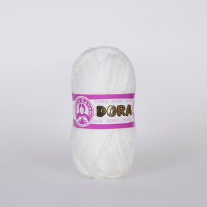 Ören Bayan Dora 100G beyaz yarn codice 111 - Product Image 1
