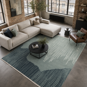 Alfombra Lavable Moderna RW7081 Beacon Olive de Rug Weavers, Venta al por Mayor, Chenilla Lavable, 10 Tamaños - Product Image 4