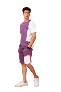 ชุดกางเกงขาสั้นของผู้ชายมาใหม่ไซส์ใหญ่พิเศษมาใหม่ล่าสุดเสื้อยืดแฟชั่นกางเกงขาสั้นระบายอากาศได้ดีไม่ยับง่าย - Product Image 3