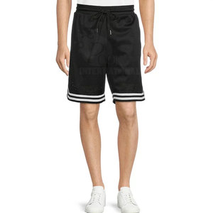 Short en maille respirante et douce pour homme, cordon de serrage, tissu en maille pour homme - Product Image 1