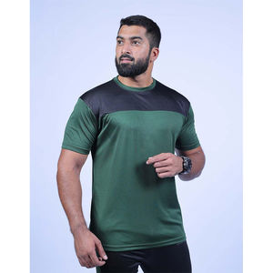 Fitness personnalisé Gym ajusté à manches courtes Performance hommes Muscle T-shirts coton élasthanne blanc entraînement sportif t-shirt - Product Image 1