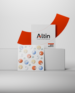 กระเบื้องพอร์ซเลนเคลือบเงาแบบนามธรรม ขนาด 60x60 ซม. ผิวมันวาว 3 มิติ R26 สำหรับตกแต่งภายใน - Product Image 1