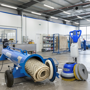 Máquina de Limpieza de Alfombras Eléctrica de Alta Calidad, Nueva, de 2.35 m de Largo, Potente, Industrial, con Función de Lavado y Secado, Limpieza con Agua Fría, 380V - Product Image 1