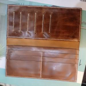 Cartera de Cuero Minimalista Larga con Bloqueo RFID para Hombre, Diseño Nuevo, Venta al por Mayor de Fábrica, Anwar Enterprises - Product Image 3