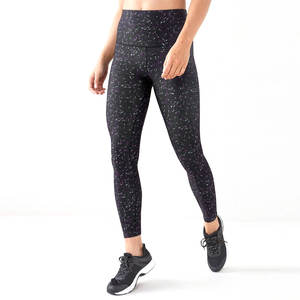Vêtements de fitness et d'entraînement Leggings de sublimation pour femmes Leggings pour femmes en polyester uni sur mesure - Product Image 1