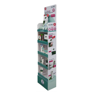 Custom Supermarket Cardboard Cosmetics Shampoo Shower Gel Cleanser Retail Display <b>Stands</b> Cardboard Chips Display <b>Stand</b> - Product Image 3