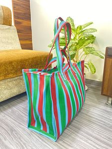 Sacs à provisions en nylon avec pochette Plastique polypropylène recyclé durable fabriqué en Inde-Options en vrac Sacs écologiques - Product Image 2