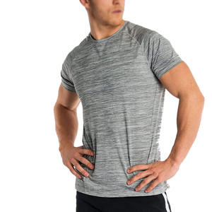 Venta caliente hombres deportes gimnasio camiseta ultraligera atlética Jogging manga corta Camiseta transpirable gimnasio camiseta para hombres - Product Image 3