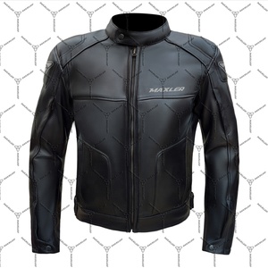 Chaqueta de cuero de motocicleta para Mujer | Chaqueta de motociclista con estilo | Chaqueta de montar de cuero duradera aprobada por la CE - Product Image 1