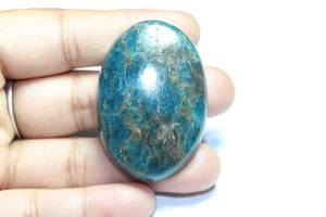 Haute Qualité 100% Naturel Ovale Coupe Aqua Apatite Cabochons avec Motif Naturel Véritable Fabrication De Bijoux Pierres Précieuses En Vrac À Vendre - Product Image 3