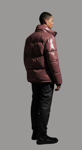 Pakistan Manufacturer's Custom Canvas Men's Puffer Jackets Breathable Solid Color Bamboo Fiber Custom Color Casual <b>Winter</b> - Product Image 3