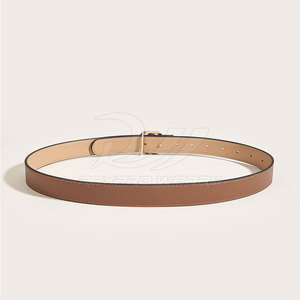 Cinturón de Cuero de Estilo Clásico y Ajuste Confiable con Bordes Limpios y Apariencia Refinada, Cinturón de Cuero para Mujer - Product Image 3