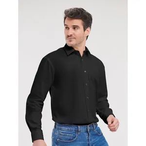 Polo en coton à manches longues pour homme, produit promotionnel de merchandising d'entreprise - Product Image 5