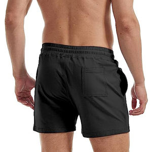 Custom Men's Sweat Activewear Shorts 100% algodón sólido patrón impreso Casual Sports Shorts que lavan bien - Product Image 2