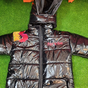 แจ็กเก็ตหนังสำหรับทั้งชายและหญิงเสื้อแจ็กเก็ตหนังดีไซน์ใหม่พร้อมพิมพ์ลายปักโลโก้ - Product Image 1