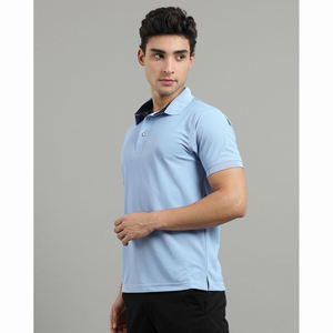 Polo pour homme 100% coton Design unique à séchage rapide avec motif solide Taille Plus Fabriqué au Pakistan - Product Image 2