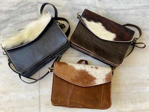 Hot Selling Cowhide Fur Leather <b>Purse</b> Stylish Women Handbag Shoulder Bag Hair on Leather Bags - Product Image 3