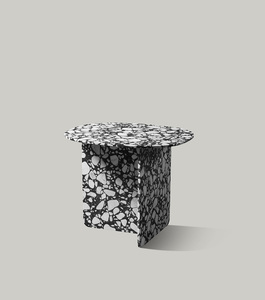 Tendance Design marbre dessus noir enduit fer jambes café Centre Table pour hôtel décor à la maison utilisation Table basse à bas prix - Product Image 4