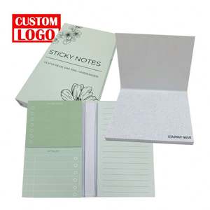 100 pages de notes autocollantes autocollantes colorées grandes notes autocollantes carrées notes autocollantes de forme personnalisée - Product Image 1