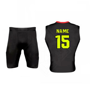 Nouvel ensemble d'uniformes de football américain respirants 100 % polyester sans manches, style 2025, meilleur prix, vente chaude - Product Image 2