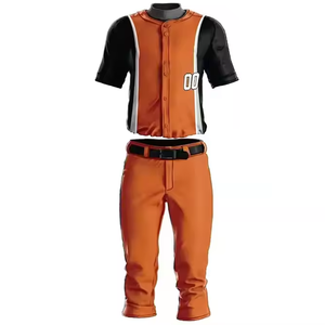 Ensemble d'uniformes de baseball personnalisés en gros avec impression numérique, respirant, séchage rapide, 100 % polyester, vêtements de sport, logo personnalisé, options grandes tailles - Product Image 4