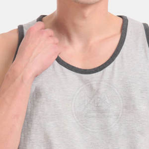 Vente en Gros Couleur Unie Hommes Débardeur Vêtements de Sport Personnalisé Hommes Débardeur Fitness Hommes Débardeur - Product Image 6